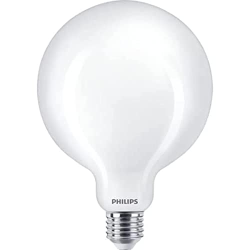 Philips - Bombilla LED Cristal, 120W, E27, Globo G120, Mate, Luz Blanca Cálida, No Regulable