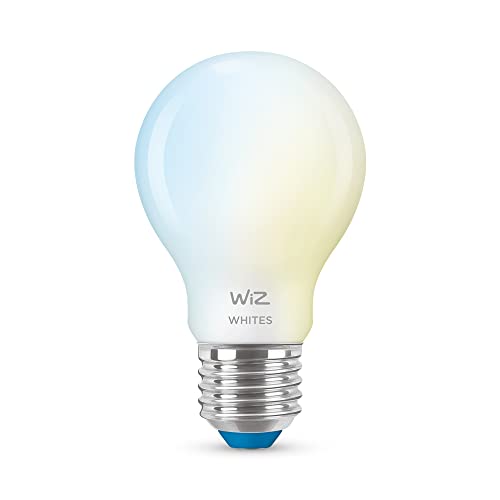 WiZ - Bombilla LED Inteligente Wi-Fi, 7W(Eq. 60W) E27 A60, Luz Blanca Cálida a Fría Regulable, con tecnología SpaceSense y compatible con Alexa y Google Home