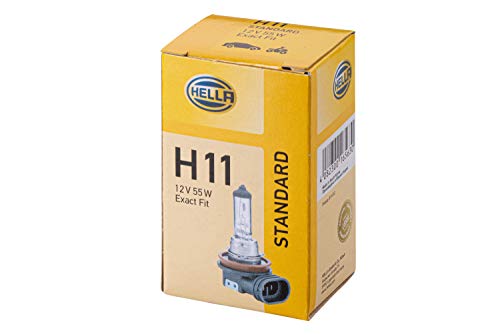 HELLA 8GH 008 358-121 Lámpara - H11 - Standard - 12V - 55W - Tipo de portalámpara: PGJ19-2 - caja - Cant.: 1