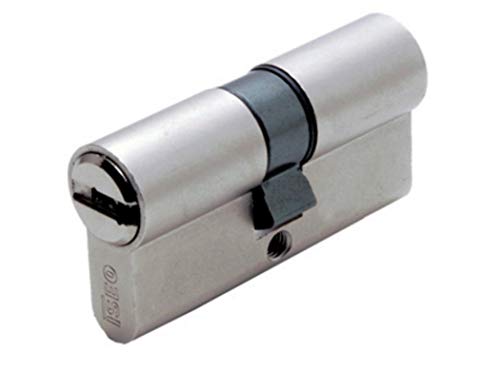 Iseo R6 - Bombillo de seguridad, leva larga (níquel, 40 x 40 mm)