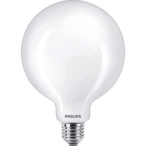 Philips - Bombilla LED cristal 100W E27 luz blanca fría globo, mate, no regulable