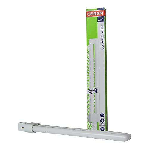 OSRAM DULUX S 11 W/900- Lámpara fluorescente compacta, V, luz blanca fría