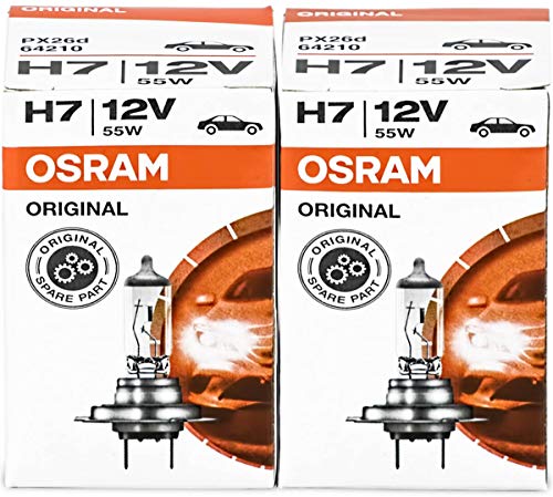 OSRAM ORIGINAL LINE H7, lámpara halógena para faros delanteros, 55 W, PX26d, paquete de 2