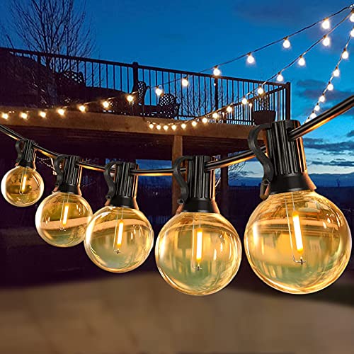 SON4SUN Guirnalda de Luces Luminosas G40, 10M de Cadena con 25 + 3 Globe LED Bombillas, Perfecto para Interior, Exterior, Jardín, Patio, Fiesta, Cafe