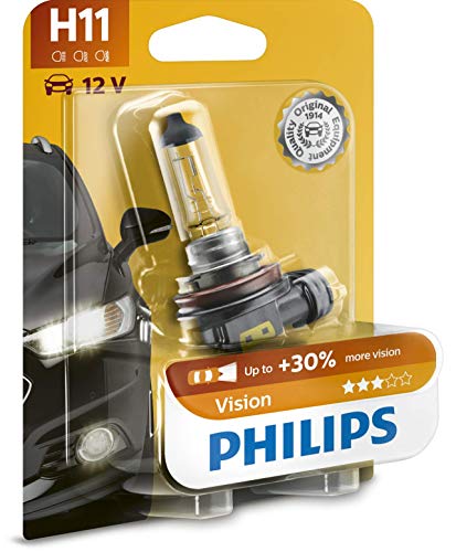 Philips 12362PRB1 Vision - Bombilla H11 para faros delanteros (1 unidad)